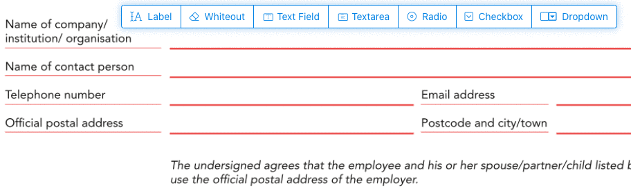 Vba To Add Fillable Form Attached To Table - Printable Forms Free Online