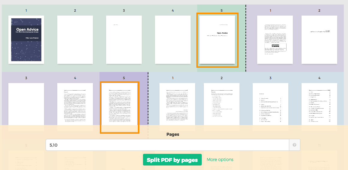 Pdf online aufteilen free and easy to use